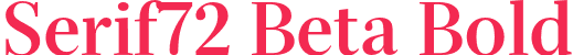 Serif72 Beta Bold